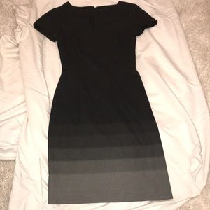 Black ombré dress